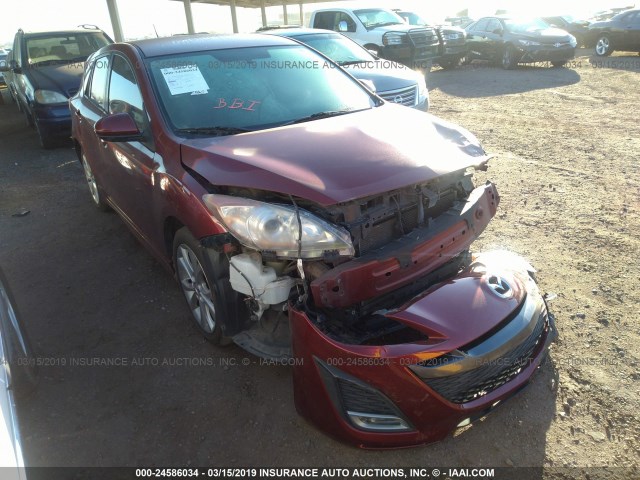 JM1BL1K69B1494136 - 2011 MAZDA 3 S RED photo 1