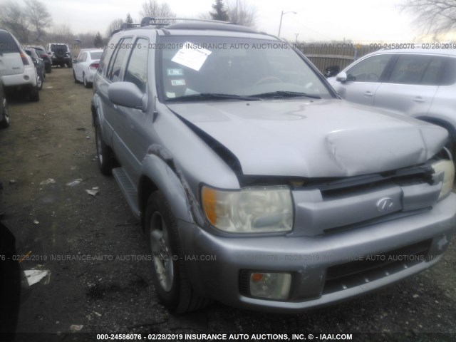 JNRDR09Y01W221435 - 2001 INFINITI QX4 SILVER photo 1