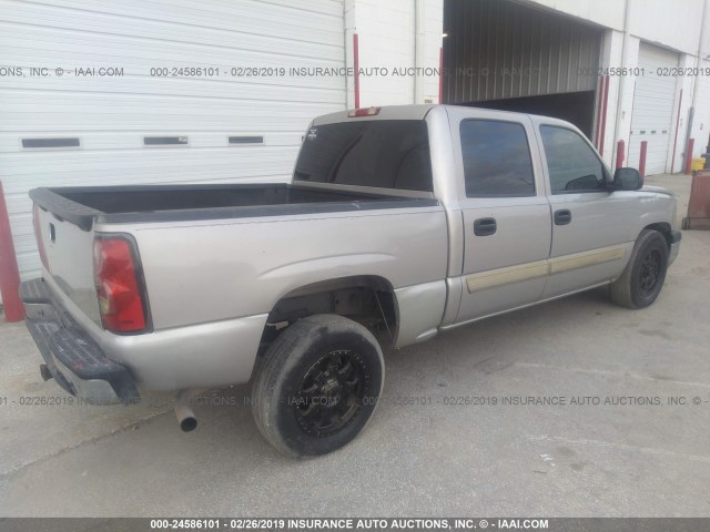 2GCEC13T451223078 - 2005 CHEVROLET SILVERADO C1500 GRAY photo 4