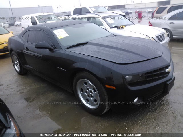 2G1FA1E34D9170320 - 2013 CHEVROLET CAMARO LS BLACK photo 1