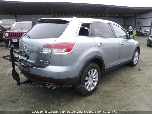 JM3TB38V690176578 - 2009 MAZDA CX-9 SILVER photo 4