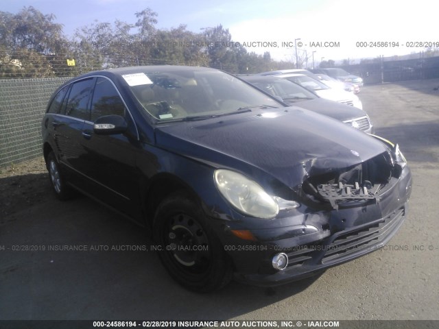 4JGCB56E58A078248 - 2008 MERCEDES-BENZ R 350 BLACK photo 1