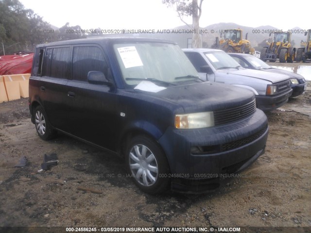 JTLKT324550216374 - 2005 TOYOTA SCION XB Dark Blue photo 1