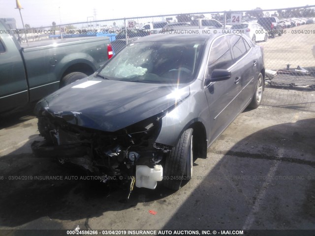 1G11B5SL1FF243706 - 2015 CHEVROLET MALIBU LS BLACK photo 2