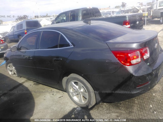 1G11B5SL1FF243706 - 2015 CHEVROLET MALIBU LS BLACK photo 3
