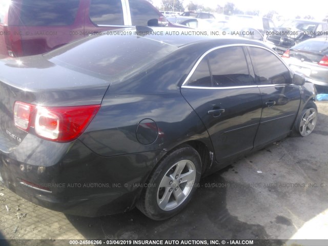 1G11B5SL1FF243706 - 2015 CHEVROLET MALIBU LS BLACK photo 4