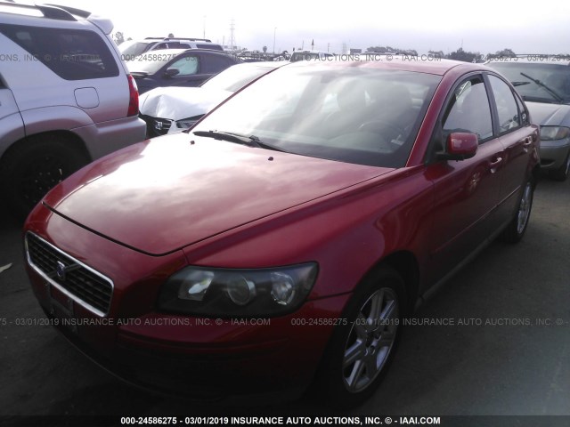 YV1MS382162202484 - 2006 VOLVO S40 2.4I RED photo 2