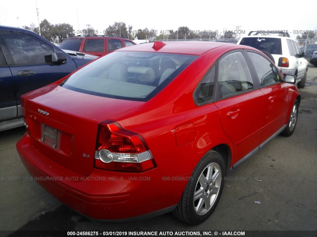 YV1MS382162202484 - 2006 VOLVO S40 2.4I RED photo 4