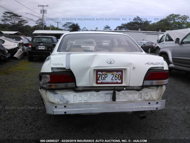 4T1GB11E4SU000504 - 1995 TOYOTA AVALON XLS WHITE photo 6