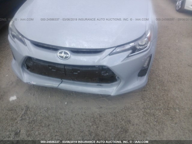 JTKJF5C77E3083983 - 2014 TOYOTA SCION TC GRAY photo 6