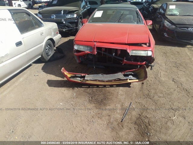 1C3EU4539SF655329 - 1995 CHRYSLER LEBARON GTC RED photo 6