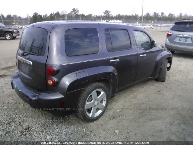 3GNDA33P47S531799 - 2007 CHEVROLET HHR LT PURPLE photo 4