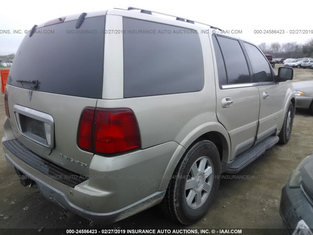 5LMFU28R24LJ26709 - 2004 LINCOLN NAVIGATOR BEIGE photo 4