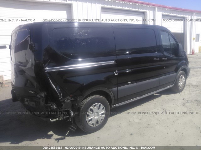 1FTNE1YM4FKB28372 - 2015 FORD TRANSIT T-150 BLACK photo 4