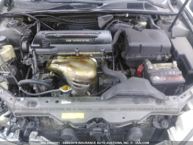 4T1BE32K75U955576 - 2005 TOYOTA CAMRY LE/XLE/SE GRAY photo 10