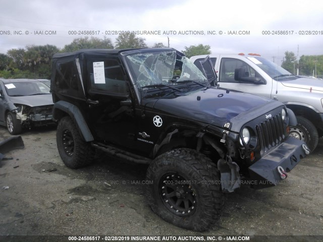 1J4AA2D14AL204665 - 2010 JEEP WRANGLER SPORT BLACK photo 1