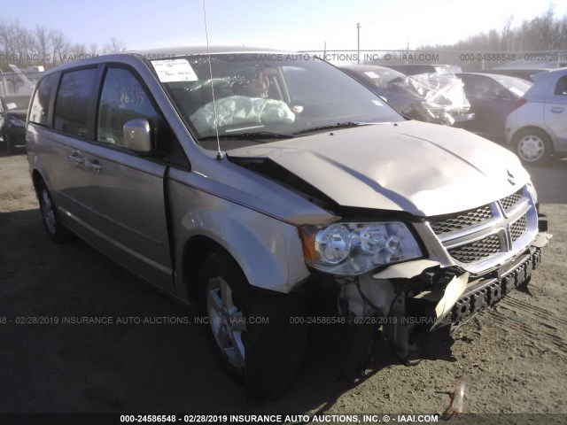 2C4RDGCG8DR528524 - 2013 DODGE GRAND CARAVAN SXT GOLD photo 1