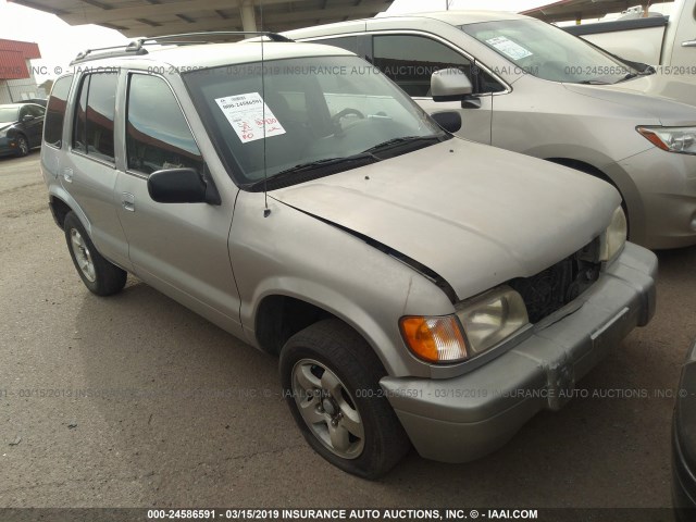 KNDJB723625155155 - 2002 KIA SPORTAGE SILVER photo 1