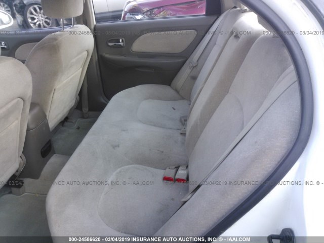 KMHWF25S13A881817 - 2003 HYUNDAI SONATA GL WHITE photo 8