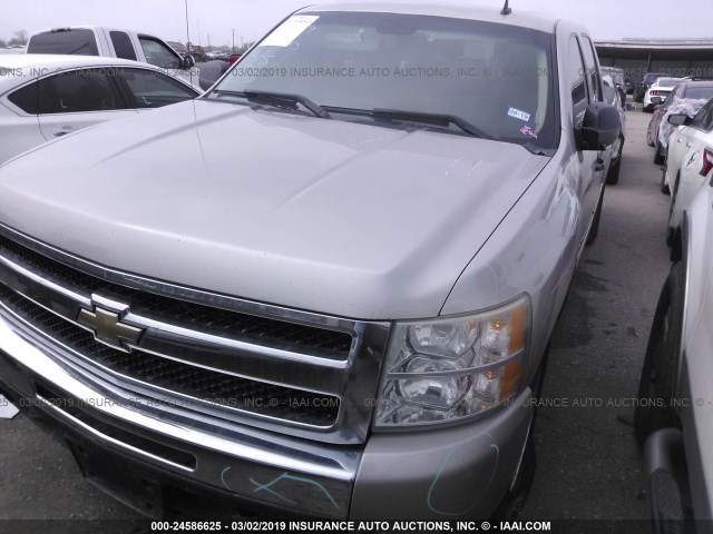 3GCEK23369G248893 - 2009 CHEVROLET SILVERADO K1500 LT GRAY photo 2