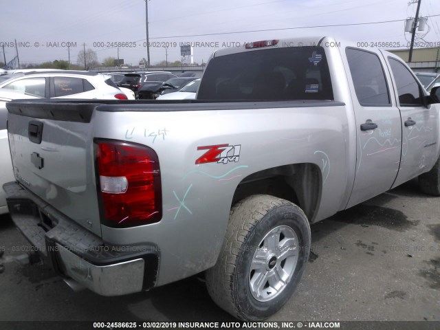 3GCEK23369G248893 - 2009 CHEVROLET SILVERADO K1500 LT GRAY photo 4