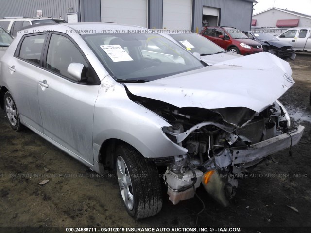 2T1LE40E29C006404 - 2009 TOYOTA COROLLA MATRIX S SILVER photo 1