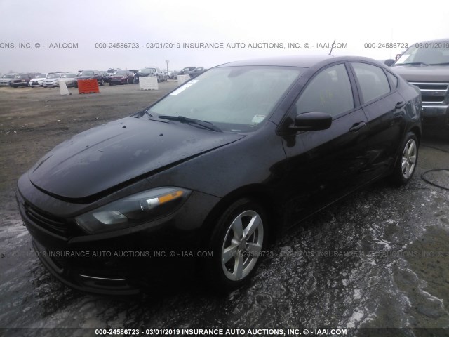 1C3CDFBB1GD629759 - 2016 DODGE DART SXT BLACK photo 2