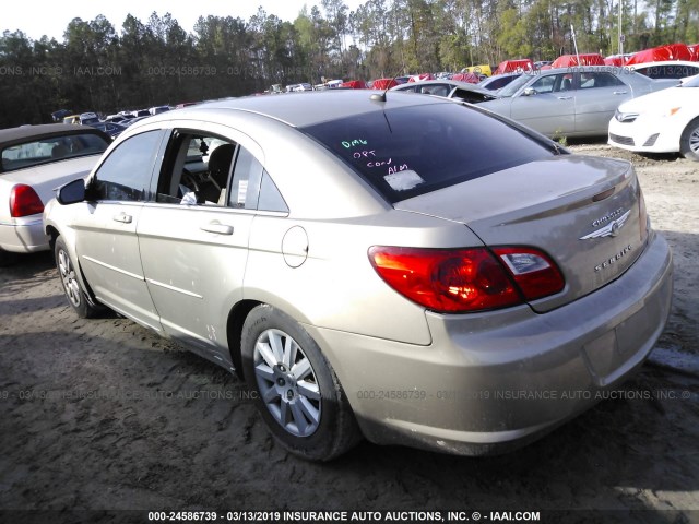 1C3LC46B79N527218 - 2009 CHRYSLER SEBRING LX GOLD photo 3