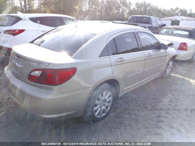 1C3LC46B79N527218 - 2009 CHRYSLER SEBRING LX GOLD photo 4