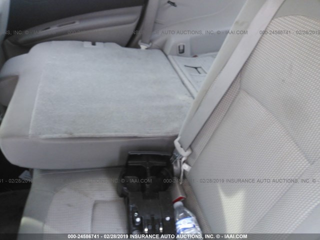 JN8AS5MV0AW610159 - 2010 NISSAN ROGUE S/SL/KROM WHITE photo 8