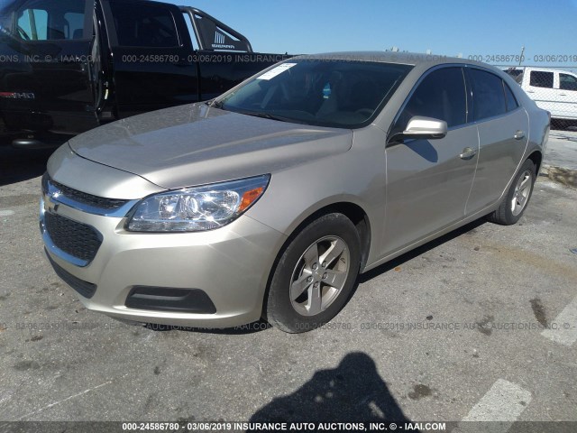 1G11C5SA9GF157234 - 2016 CHEVROLET MALIBU LIMITED LT GOLD photo 2