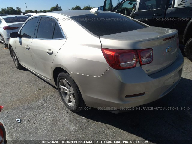 1G11C5SA9GF157234 - 2016 CHEVROLET MALIBU LIMITED LT GOLD photo 3