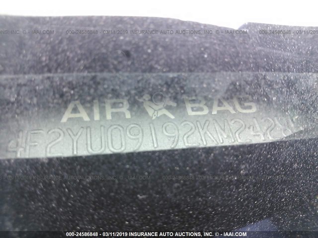 4F2YU09192KM24285 - 2002 MAZDA TRIBUTE LX/ES PURPLE photo 9