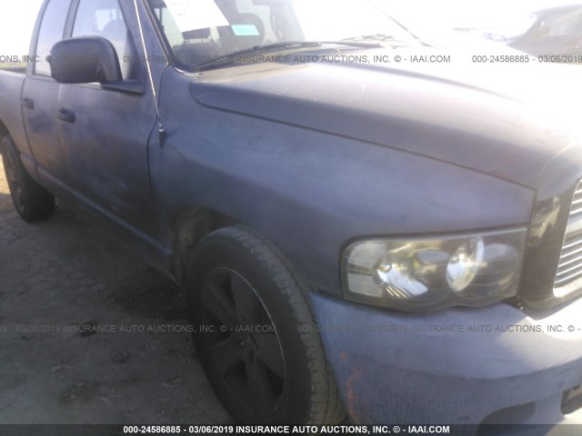 3D7HA18H05G834293 - 2005 DODGE RAM SRT10 BLACK photo 6