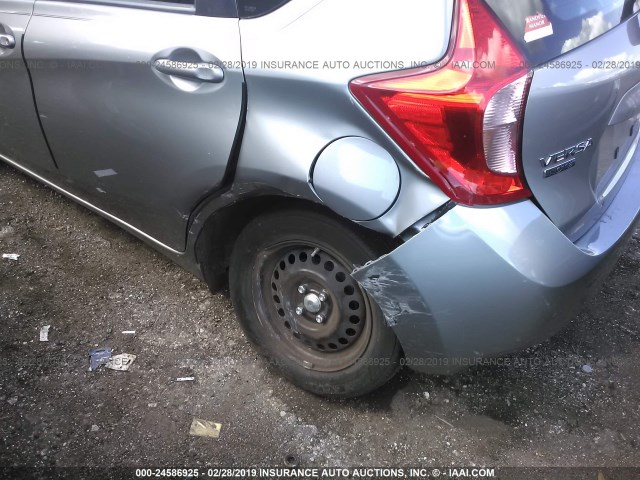 3N1CE2CP9FL414735 - 2015 NISSAN VERSA NOTE S/S PLUS/SV/SL/SR GRAY photo 6