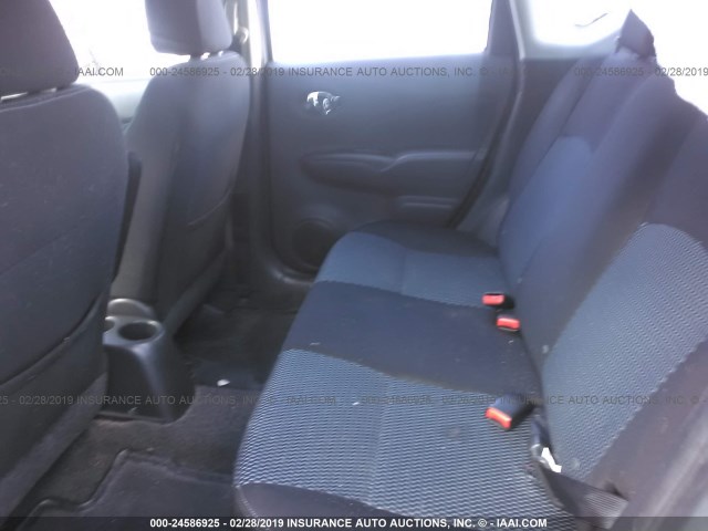 3N1CE2CP9FL414735 - 2015 NISSAN VERSA NOTE S/S PLUS/SV/SL/SR GRAY photo 8