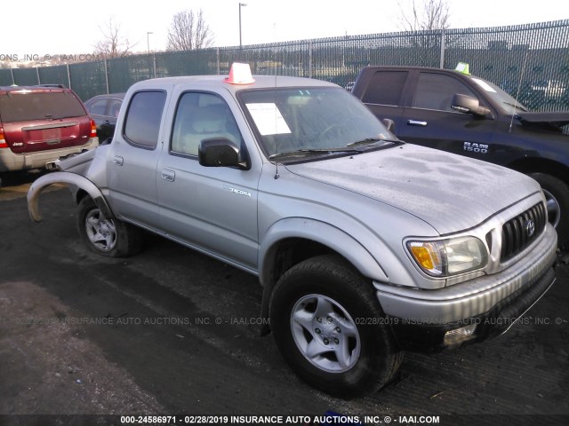 5TEHN72N84Z428152 - 2004 TOYOTA TACOMA DOUBLE CAB 银色 照片 1