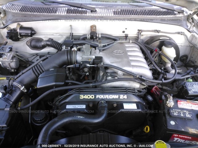 5TEHN72N84Z428152 - 2004 TOYOTA TACOMA DOUBLE CAB 银色 照片 10