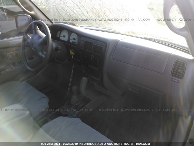 5TEHN72N84Z428152 - 2004 TOYOTA TACOMA DOUBLE CAB 银色 照片 5