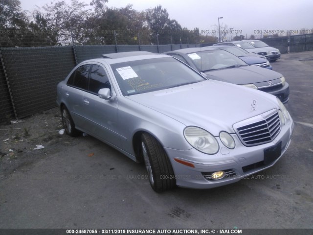 WDBUF56XX7B001607 - 2007 MERCEDES-BENZ E 350 SILVER photo 1