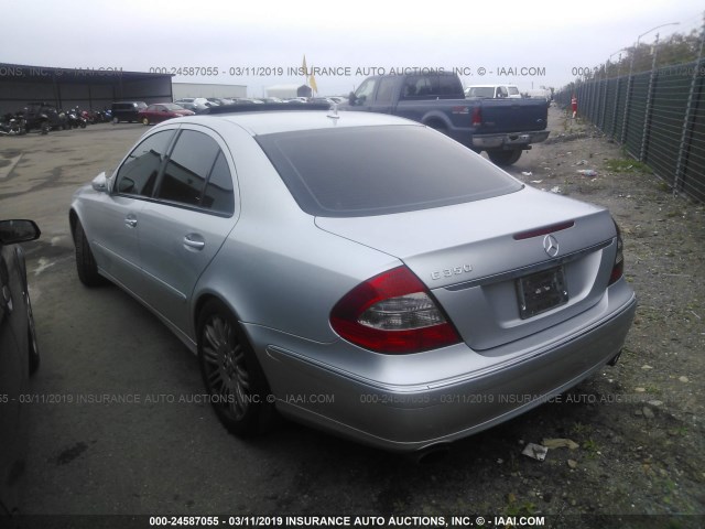 WDBUF56XX7B001607 - 2007 MERCEDES-BENZ E 350 SILVER photo 3