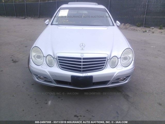 WDBUF56XX7B001607 - 2007 MERCEDES-BENZ E 350 SILVER photo 6