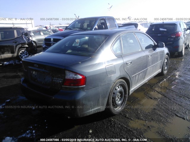 4S3BL676684212242 - 2008 SUBARU LEGACY GT LIMITED GRAY photo 4