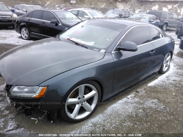 WAUDK78TX8A020519 - 2008 AUDI A5 QUATTRO GRAY photo 2