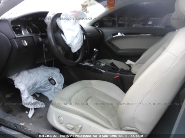 WAUDK78TX8A020519 - 2008 AUDI A5 QUATTRO GRAY photo 5