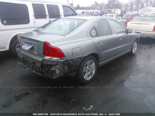 YV1RS592672634649 - 2007 VOLVO S60 2.5T Pewter photo 4