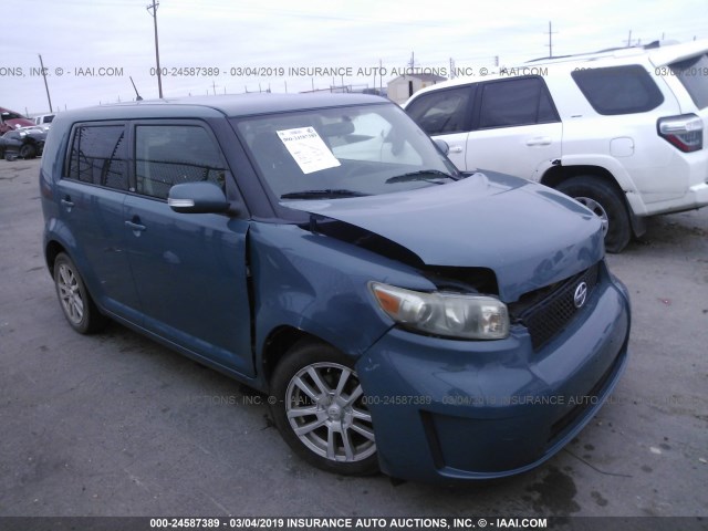 JTLKE50E881035432 - 2008 TOYOTA SCION XB GREEN photo 1