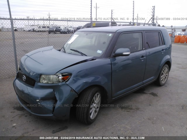JTLKE50E881035432 - 2008 TOYOTA SCION XB GREEN photo 2