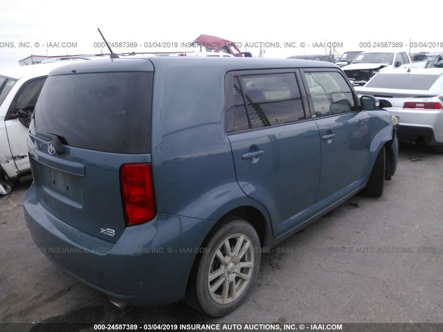 JTLKE50E881035432 - 2008 TOYOTA SCION XB GREEN photo 4