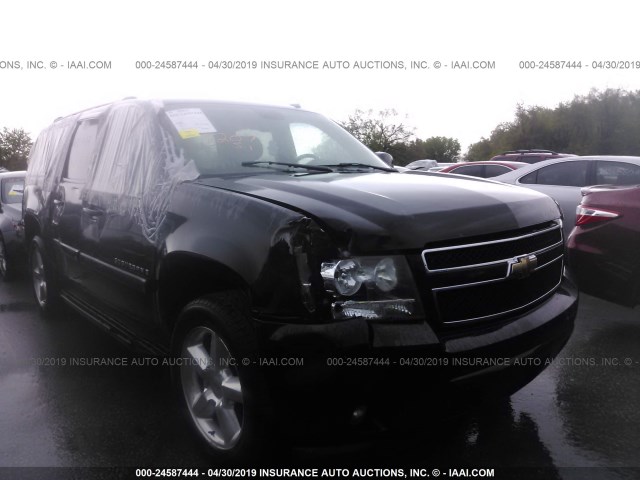 1GNFK16368J123584 - 2008 CHEVROLET SUBURBAN K1500 LS BLACK photo 1